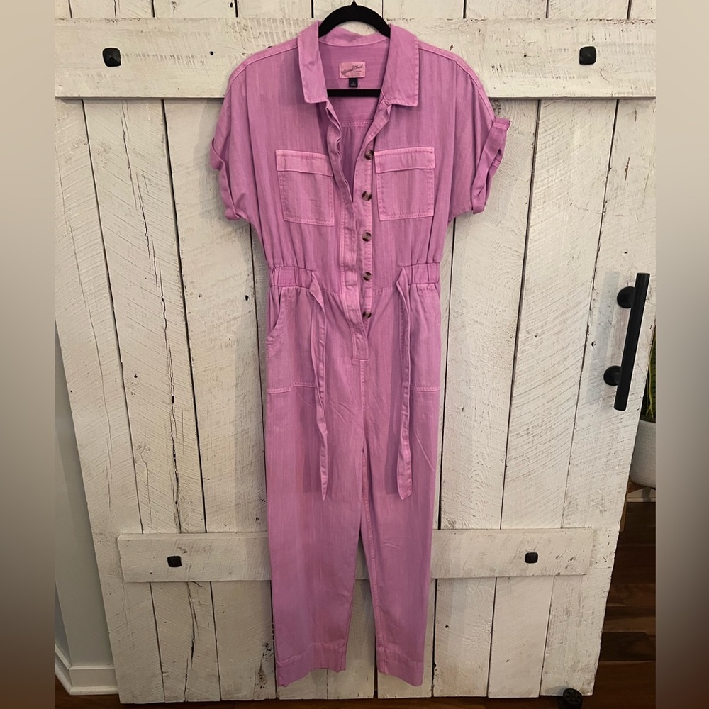 Universal Thread short sleeved boiler suit size 6 purple